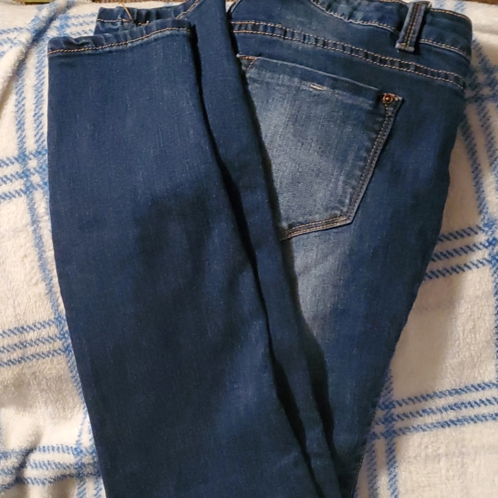 Pair of skinny jeans